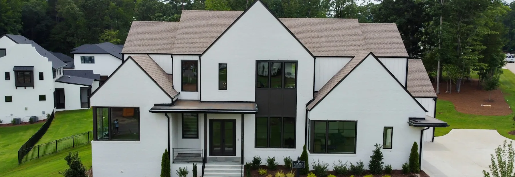 Newly built single-family home